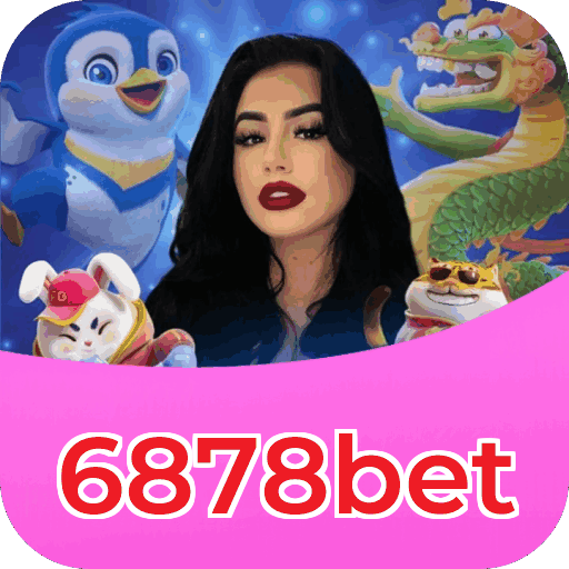 Interface do aplicativo 6878bet mostrando jogos disponíveis no iOS e Android